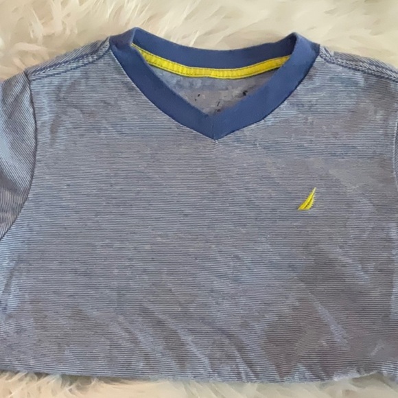 Nautica Teal and Gray Logo Tee - Picture 5 of 7